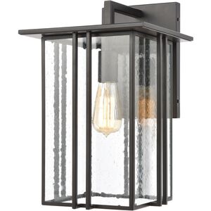 Radnor 1 Light 16 inch Matte Black Outdoor Wall Sconce