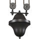 Farmhouse 3 Light 56 inch Oiled Bronze Linear Chandelier Ceiling Light in Incandescent