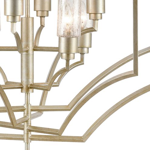 Cheswick 8 Light 36 inch Aged Silver Chandelier Ceiling Light