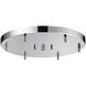 Illuminare 6 Light 2 inch Polished Chrome Pan, Round