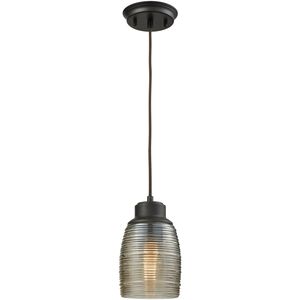 Muncie 1 Light 5 inch Oil Rubbed Bronze Mini Pendant Ceiling Light