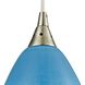Earth 1 Light 5 inch Satin Nickel Mini Pendant Ceiling Light in Incandescent