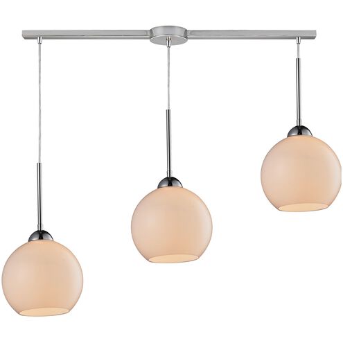 Cassandra Linear Mini Pendant Ceiling Light in White