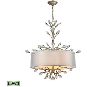 Asbury LED 26 inch Aged Silver Chandelier Ceiling Light