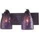 Elegant Bath 2 Light 14 inch Rust Vanity Light Wall Light