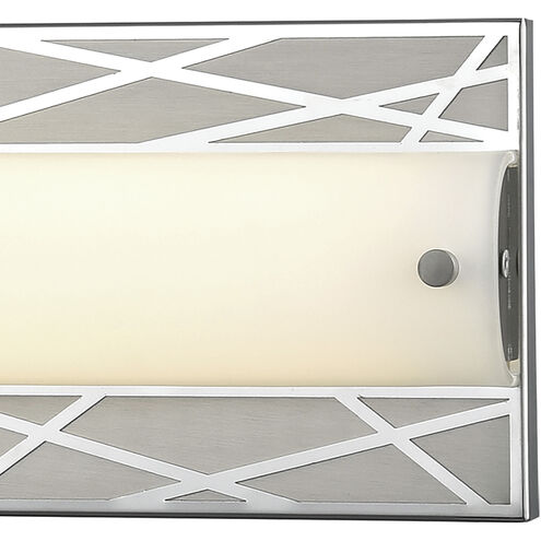 Captiva LED 36 inch Silver with Matte Nickel Vanity Light Wall Light