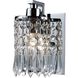 Optix 1 Light 5 inch Polished Chrome Vanity Light Wall Light