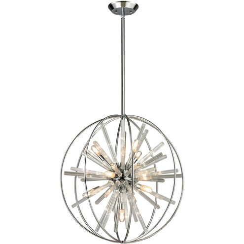 Twilight 10 Light 22 inch Polished Chrome Chandelier Ceiling Light