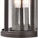 Brison 3 Light 18 inch Oil Rubbed Bronze Outdoor Wall Sconce