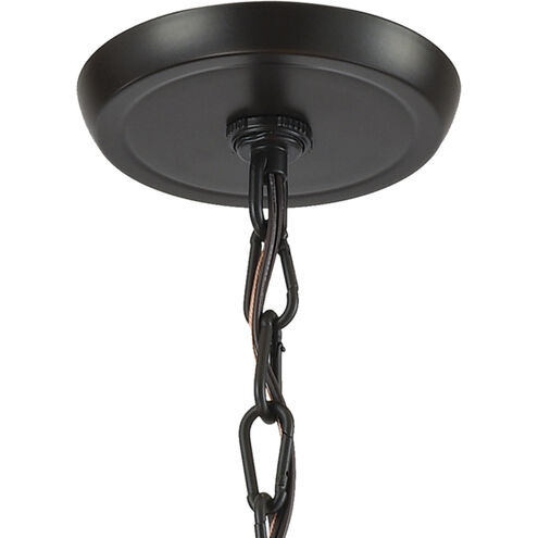 Weaverton 3 Light 19 inch Oil Rubbed Bronze Chandelier Ceiling Light in Standard