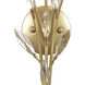 Flora Grace 2 Light 14 inch Champagne Gold Sconce Wall Light