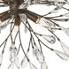 Crislett 6 Light 25 inch Sunglow Bronze Chandelier Ceiling Light