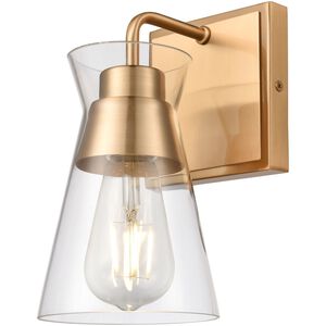 Brookville 1 Light 6 inch Burnished Brass Vanity Light Wall Light