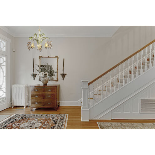 Huarco LED 23 inch Sage Green with Seashell Chandelier Ceiling Light