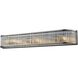 Braxton 3 Light 28 inch Polished Nickel Vanity Light Wall Light