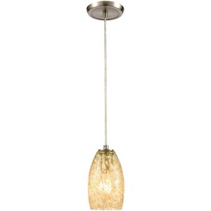 Golden Pasture 1 Light 5 inch Satin Nickel Mini Pendant Ceiling Light