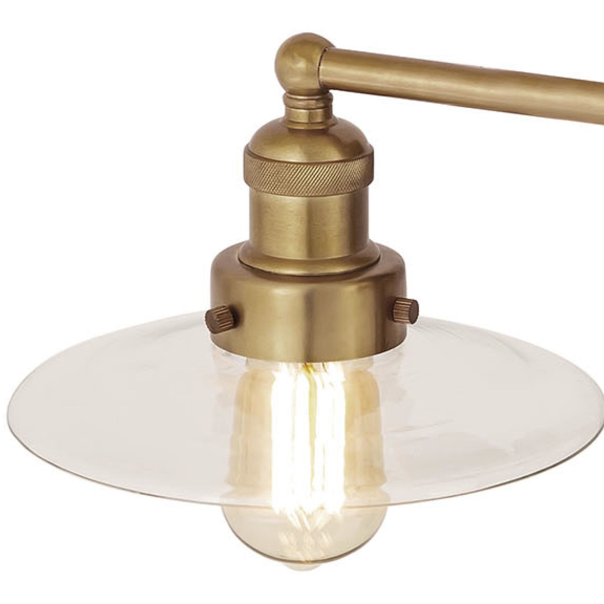 Antique brass hotsell vanity light