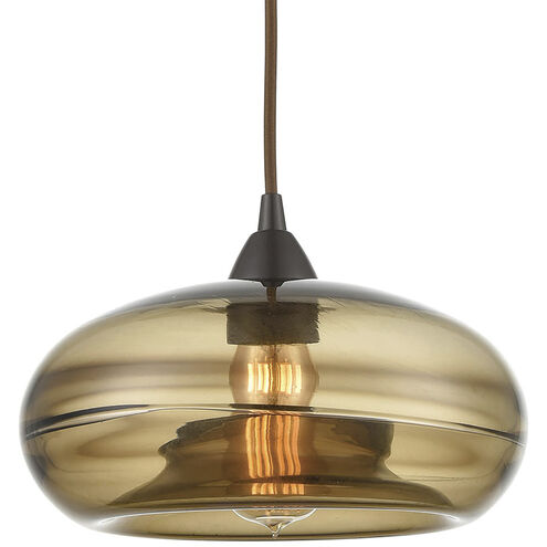 Hazelton 1 Light 11 inch Oil Rubbed Bronze Multi Pendant Ceiling Light, Configurable