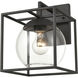 Cubed 1 Light 11 inch Charcoal Outdoor Sconce