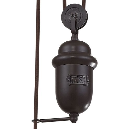 Farmhouse 1 Light 8 inch Oil Rubbed Bronze Mini Pendant Ceiling Light in Incandescent