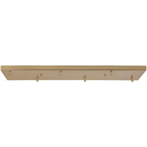 Pendant Options 1 inch Satin Brass Linear Pan
