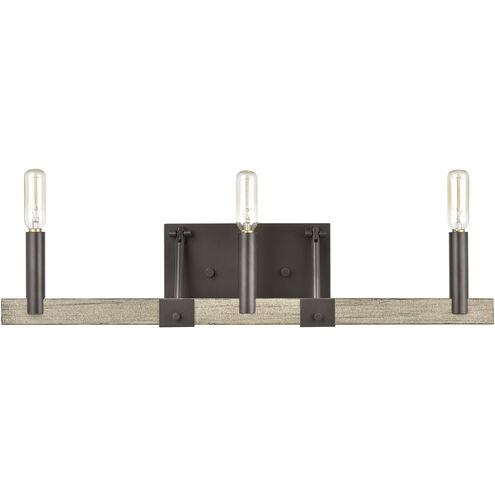 Transitions 3 Light 22 inch Oil Rubbed Bronze with Aspen Vanity Light Wall Light