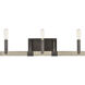 Transitions 3 Light 22 inch Oil Rubbed Bronze with Aspen Vanity Light Wall Light