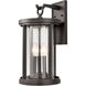 Brison 3 Light 18 inch Oil Rubbed Bronze Outdoor Wall Sconce