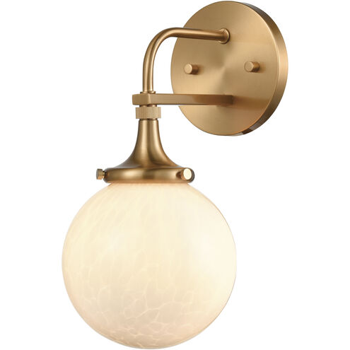 Beverly Hills 1 Light 9 inch Satin Brass Vanity Light Wall Light