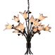 Fioritura LED 29 inch Aged Bronze Chandelier Ceiling Light