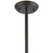 Chadwick 1 Light 13 inch Matte Black with Satin Brass Pendant Ceiling Light