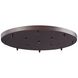 Illuminare 8 Light 2 inch Deep Rust Pan in Oil Rubbed Bronze, Round