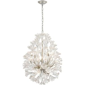 Celene 12 Light 22 inch Aged Silver Chandelier Ceiling Light