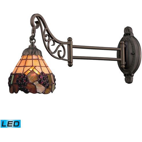 Mix-N-Match Sconce Wall Light in Tiffany 07 Glass, LED