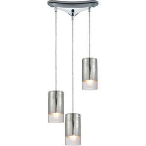 Tallula 3 Light 12 inch Polished Chrome Mini Pendant Ceiling Light