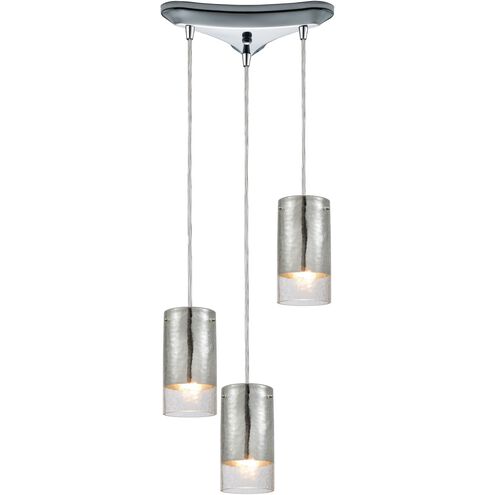Tallula 3 Light 12 inch Polished Chrome Mini Pendant Ceiling Light