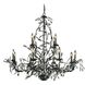 Circeo 12 Light 49 inch Deep Rust Chandelier Ceiling Light