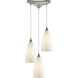 Vesta 3 Light 10 inch Satin Nickel Mini Pendant Ceiling Light