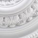 English Study White Medallion