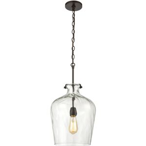 Tuscan Villa 1 Light 12 inch Oil Rubbed Bronze Pendant Ceiling Light