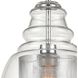 Herndon 1 Light 11 inch Polished Chrome with Clear Pendant Ceiling Light