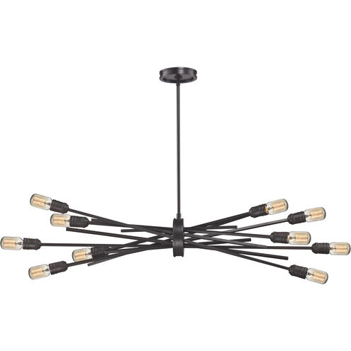 Xenia 10 Light 40 inch Oil Rubbed Bronze Chandelier Ceiling Light