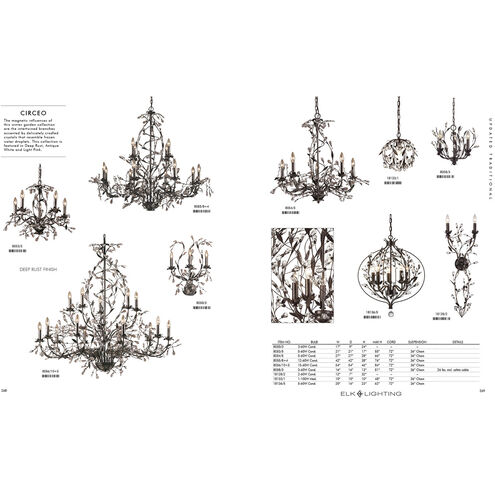 Circeo 4 Light 19 inch Antique White Chandelier Ceiling Light