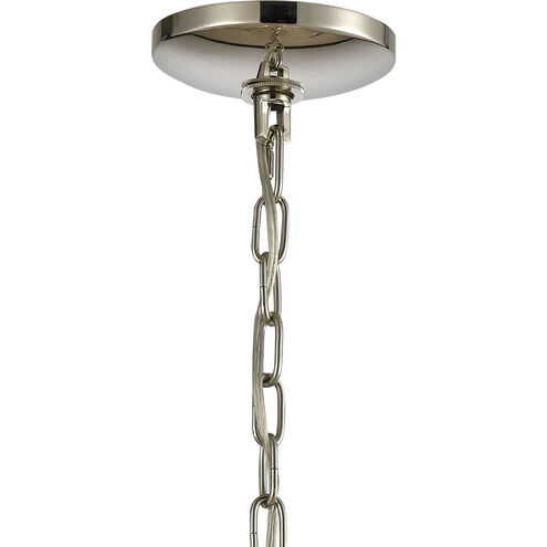 Geosphere 3 Light 15 inch Polished Nickel with Parisian Gold Leaf Chandelier Ceiling Light