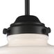 Schoolhouse 1 Light 8 inch Oil Rubbed Bronze Mini Pendant Ceiling Light in Incandescent