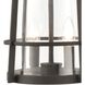 Crofton 2 Light 19 inch Charcoal with Clear Outdoor Wall Sconce