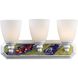 Kidshine 3 Light 18 inch White Vanity Light Wall Light