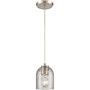 Sprinkle 1 Light 5 inch Satin Nickel Mini Pendant Ceiling Light