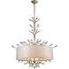Asbury 6 Light 32 inch Aged Silver Chandelier Ceiling Light in Incandescent
