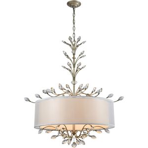 Asbury 6 Light 32 inch Aged Silver Chandelier Ceiling Light in Incandescent